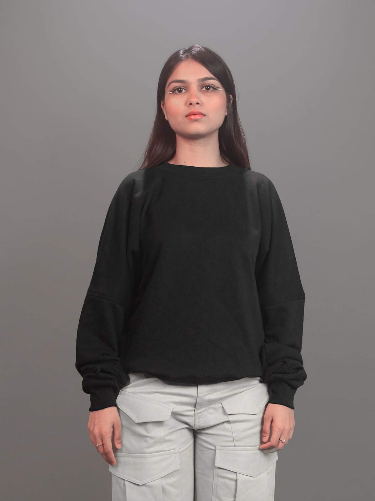 CYON™ Sweatshirt (Cropped Drop Shoulder + Spring Sleeves)