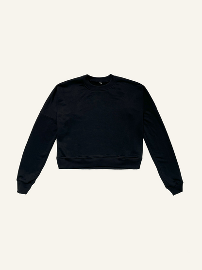 CYON™ Sweatshirt (Cropped Drop Shoulder + Spring Sleeves)