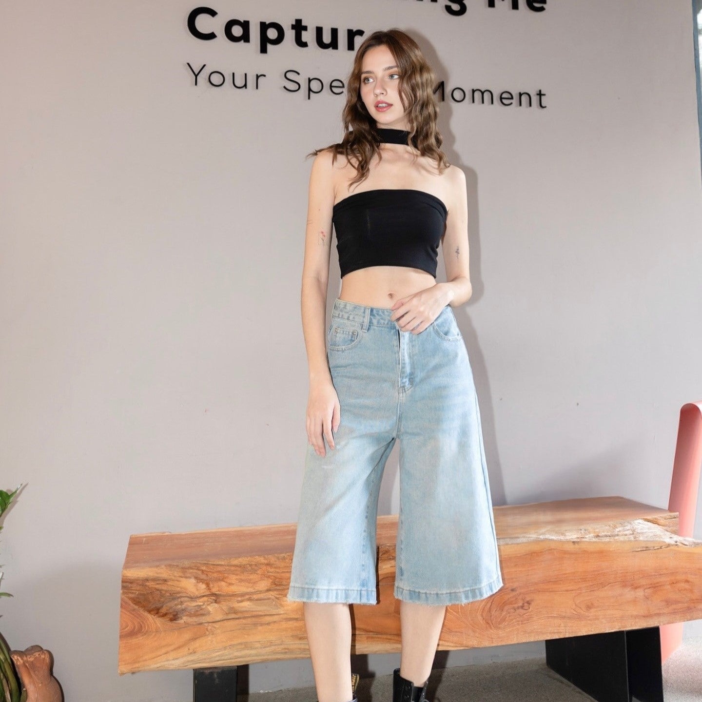 Blue Denim Jorts