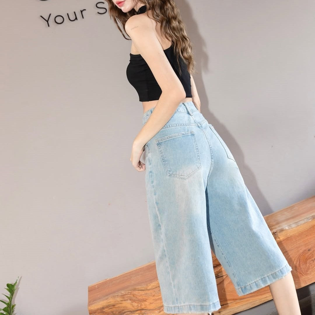 Blue Denim Jorts