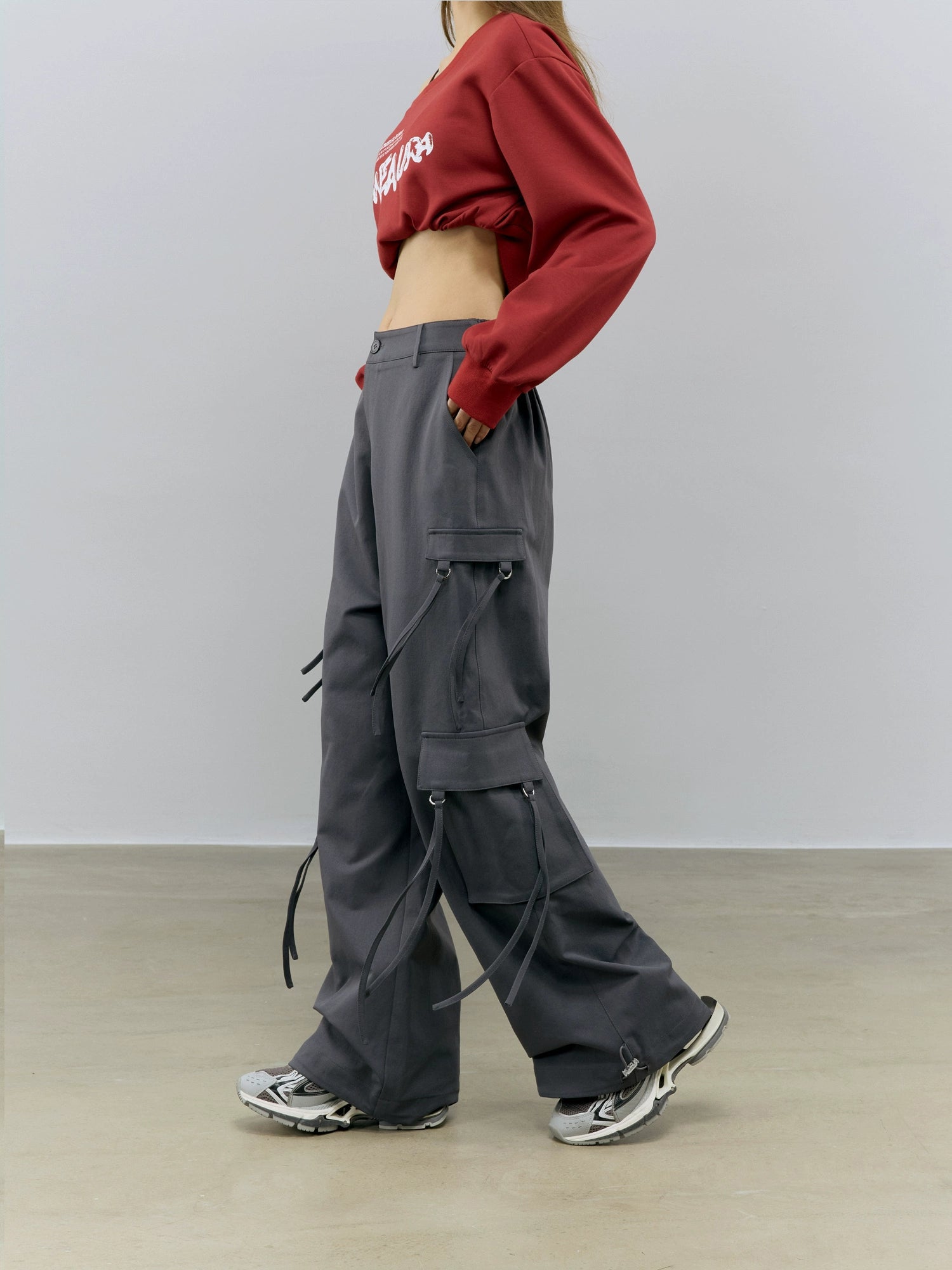 Bratpack Cargo Pants (Dark Grey)